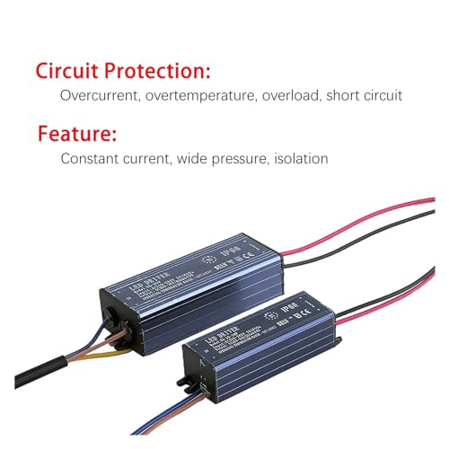 Pilote LED anti scintillement boîtier étanche 85-265V
