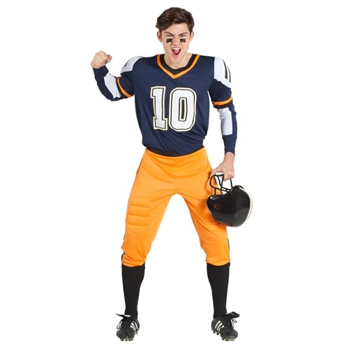 Boland - Costume Football américain, 6 pièces, costume de carnaval pour la fête à thème, Halloween ou le carnaval