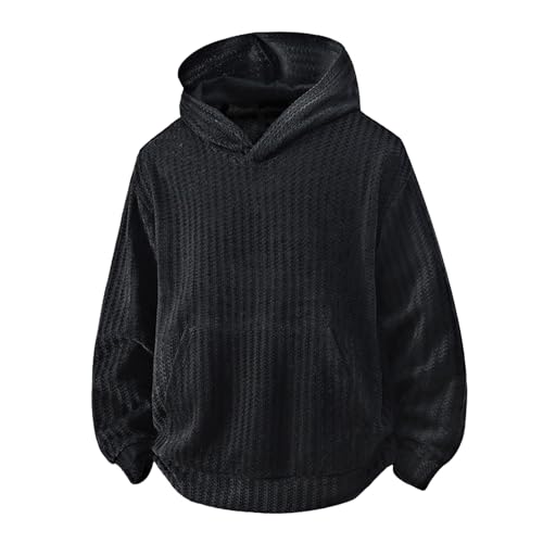 Sudadera anti UV hombre chaqueta invierno verano holgado black L