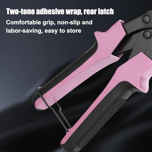 Image of Leather Hole Punch Set, Diyife Revolving Punch Plier Kit, Multi Sized for Belt, Watch Band, Shoes, Crafting, Saddles, Handbag Straps, Fabric or DIY, Pink