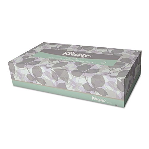 Kleenex Naturals Facial Tissue, 2-Ply, White, 125/Box