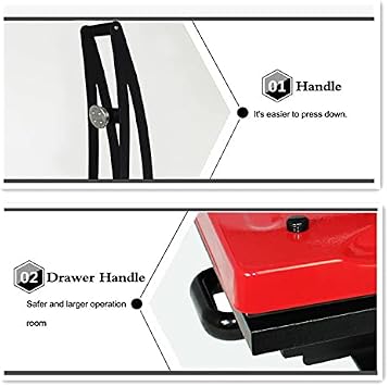16 x 20 Heat Press Machine for T-Shirt, Auto Open Vertical Version Sublimation Machine for Printing Textiles, Mouse Pads, Puzzles, Ceramic Tiles