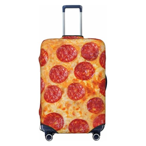 3d Pizza Pepperoni Print Luggage Suitcase Covers Elastic Washable Luggage Protector Luggage Covers For Suitcase