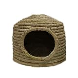 Bird House Pet Pigeon Bird Nest, Natural Hand-Woven Outdoor Birdhouse, 21x18cm, 30x21cm, 35x25cm (Si