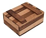 QUALITÄT: Die Schatzkiste ist aus dunkelbraunen Samena-Holz und hellbraunem Helvea-Holz gefertigt und kann bei Bedarf mehrfach verwendet werden. Wir verwenden ausschließlich Holz aus nachhaltigem Plantagenanbau.