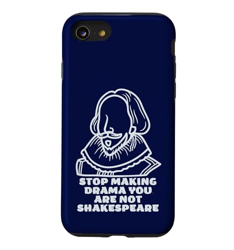 Stop Making �h���} You Are Not Shakespeare ����ȃR�X�`���[�� �X�}�z�P�[�X iPhone SE (2020) / 7 / 8 �p
