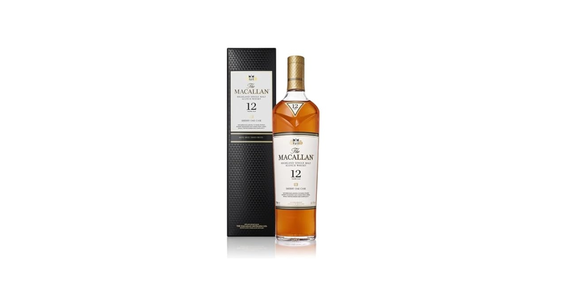 新品　ザ　マッカラン　12年　シェリーオーク 700ml 40度 楽天市場】【正規品】ザ マッカラン 12年 シェリーオーク 40/700