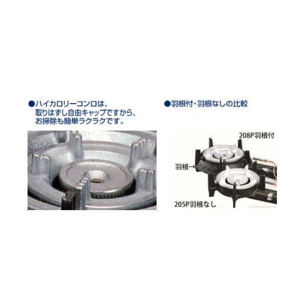 Amazon.co.jp: タチバナ製作所 二重羽根付コンロ（ハイカロリー） TS