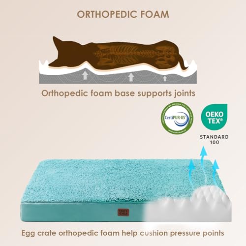 Image of EHEYCIGA Orthopedic Dog Bed Extra Large with Removable Washable Cover, 41IN