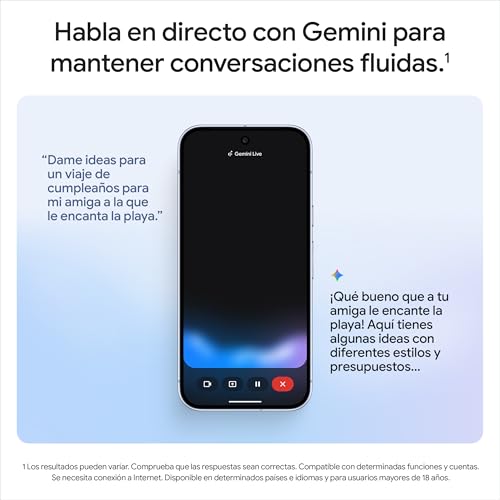 Miniatura 6 de Google Pixel 10 Pro XL - Smartphone Android Libre con Gemini, Triple cámara Trasera, batería de más de 24 Horas y Pantalla Super Actua de 6,8" - Obsidiana, 256GB