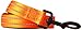 Alcott Visibility Dog Leash with Reflective Stitching & Neoprene Padded Handle, Large, Neon Orange
