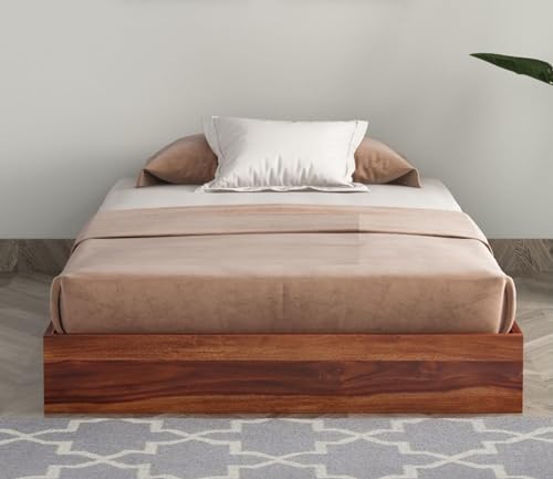 Solid Sheesham Wood Bed | Single Bed Wooden | Single Cot | Space Saving Daybed for Bedroom | Pullout Bed