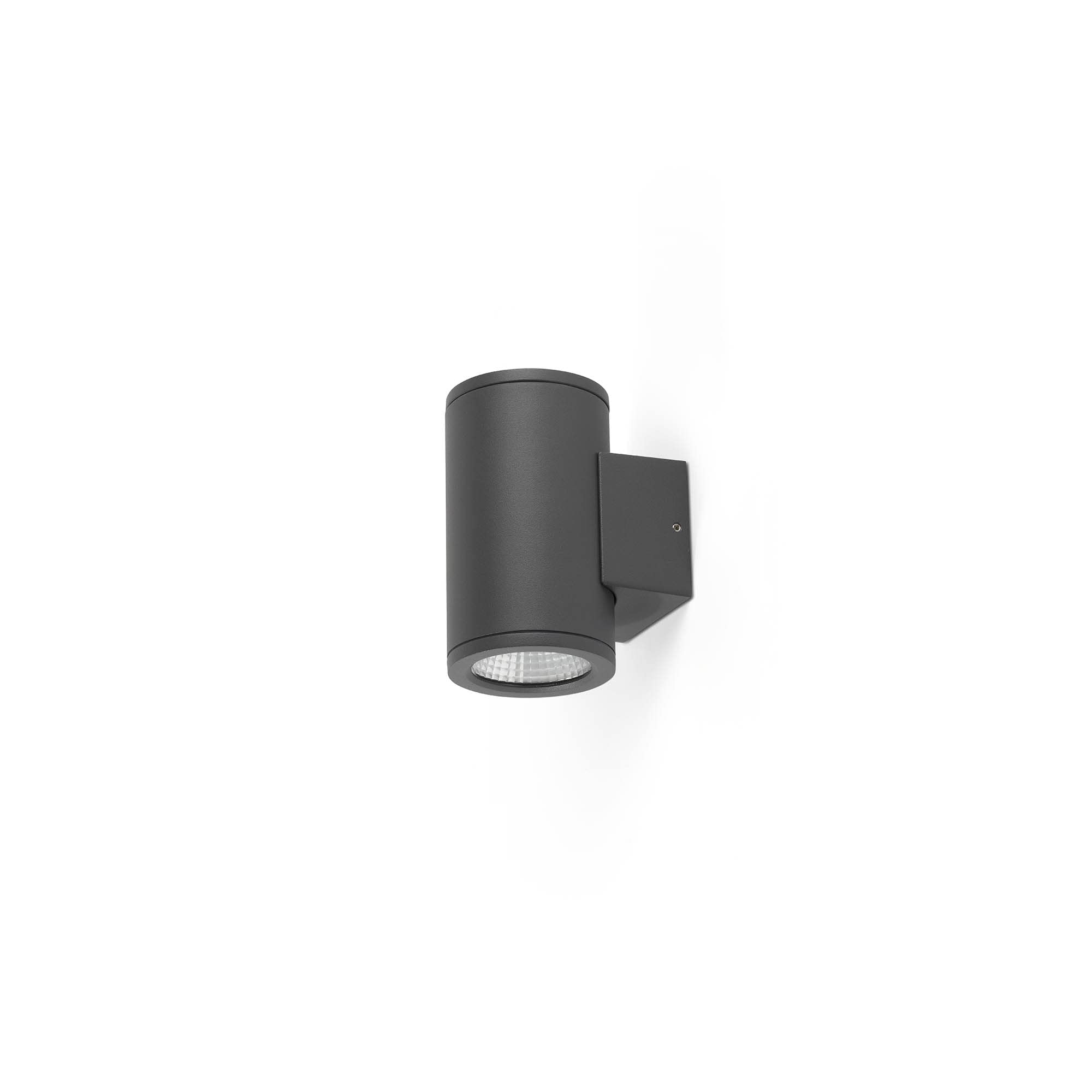 Applique Faro Barcelona 71918 TOND 2L gris foncé pour sécuriser une entrée sombre