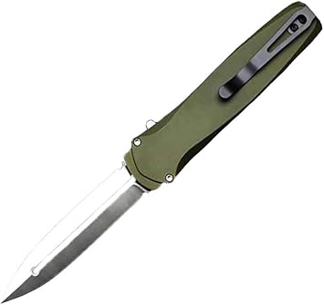 多機能 アウトドア フリッパーナイフ 伸縮ナイフ 軍緑 畳み小刀 ジャックナイフ Tc4チタン ナイフハンドル D2 ステンレス鋼の刃 サバイバルナイフ レスキューナイフ シース付きハンドツール 道具 Edc Pocket Knife Ideaselection フォールディングナイフ