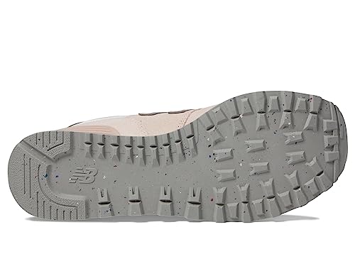 Image of New Balance Unisex 574 V2 Familiar Ground Sneaker,Pink /White,Men 5.5 / Women 7