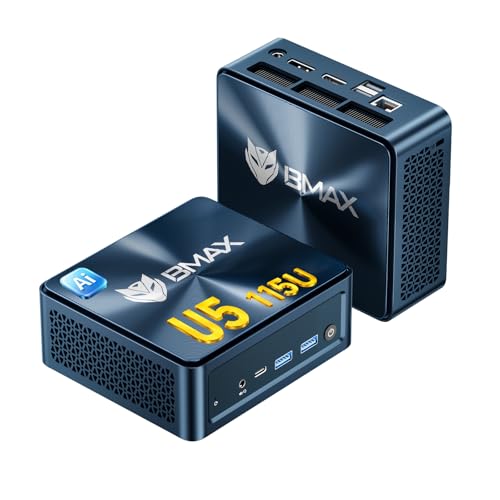 BMAX B11Pro AI Mini PC Intel Ultra 5 115U, AI Boost NPU(Mejor Que