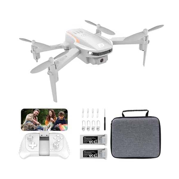Drone with Camera,1080P HD FPV Foldable Drones for Kids,Adults,Gesture Control Stable Altitude Hold, Throw to Go, One Key Start, 3D Flips, Waypoints Fly, Gravity Control, kids drone,2 Batteries