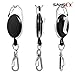 SAMSFX Fly Fishing Zinger Retractor for Gear Tools Holder (Clip on Back Retractor with Swivel Clips)