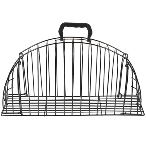 Jaula de ducha para gatos DIYEAH de acero inoxidable para baño seguro 2