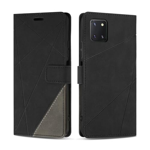 SONWO Coque pour Samsung Galaxy Note 10 Lite, Protection Housse Etui en Cuir PU Portefeuille avec Emplacements Cartes et Fonction Support pour Samsung Note 10...