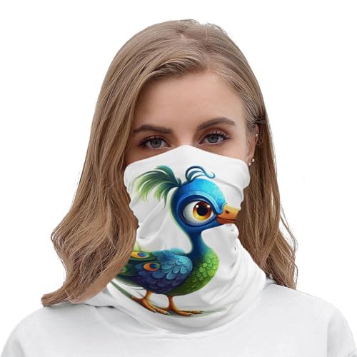 Neck Gaiter Wind-Proof Breathable Face Mask Cartoon Animals Face Cover Sun Cooling Dustproof Mask Balaclava Bandana Headwear for Women Men Hiking Fishing miniatura 4