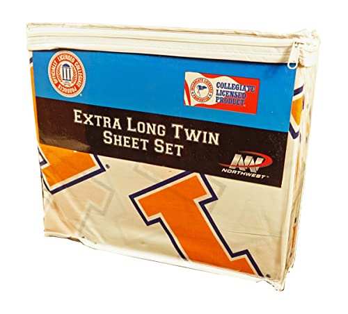 Northwest NCAA Florida Gators Monument 3 Piece Twin Bed Sheets…