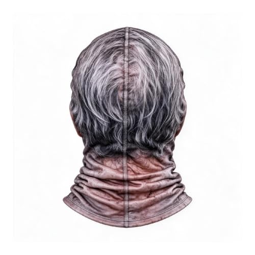 Ski Mask for Men 3D Printed Realistic Funny Balaclava Old Man Ski Mask - image 5