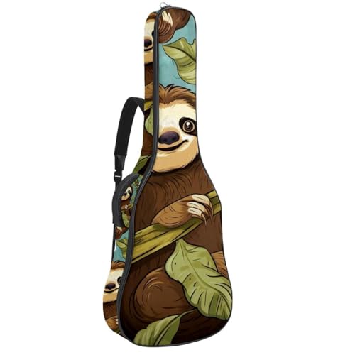 Sac guitare acoustique étanche résistant aux chocs housse de transport multicolore