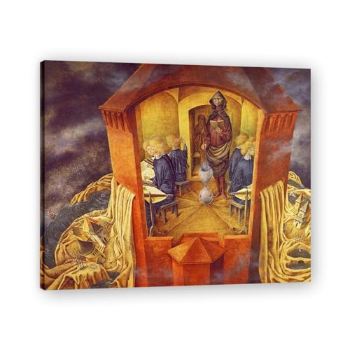 Tableau sur toile Remedios Varo impression surréaliste haut de gamme avec cadre 40x50