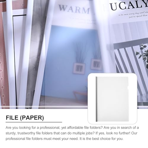 Classeurs Porte-documents Gris-blanc pour un Espace de Télétravail Ordonné - 7