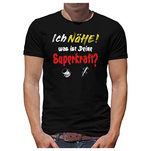 T-shirt – People I sy. Superkraft t-shirt herr sömmar hobby Spass