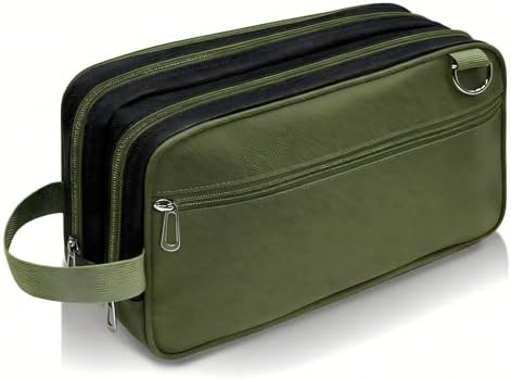 Organizer Tool Pouch Small Tool Bag with Zipper Waterproof Utility Multi Compartments Green