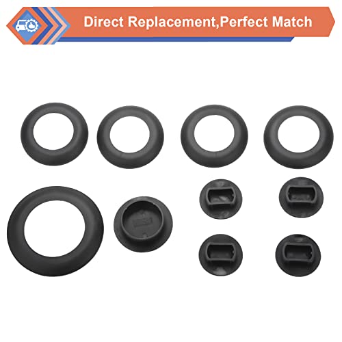 Fifth Wheel Hitch Puck Cover Plug Trim Ring Kit, Gooseneck Towing Setups Hitch Hardware Kit Compatible with Ford Vehicle 2011-2022 F250 F350 F450 F550 Super Duty, Replace#BC3Z-99000A25-A - Thumbnail 6