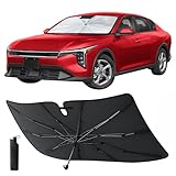 Econour Windshield Sun Shade Umbrella for Car | Medium Foldable Car Sunshade | UV & Heat...