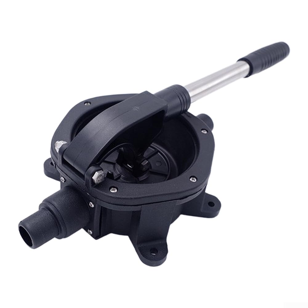 Marine Bilge Handpumpe Manuelle Wassersiphon Werkzeug | ABS-Kunststoffkörper, Edelstahlgriff, überträgt Wasser Öl Kraftstoff, Marine RV Werkstatt Einsatz, 3 m Saugkraft max