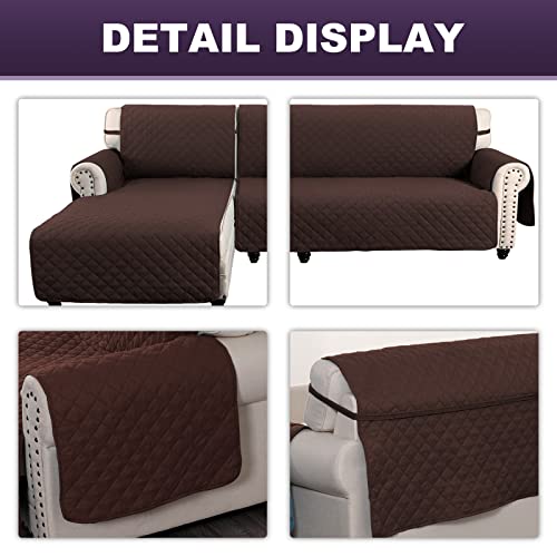 Funda de sofá en L reversible MeilleMaison acolchada gran confort 8