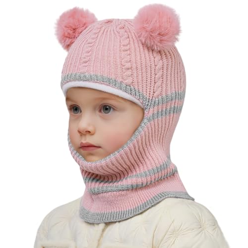 Clothclose Winter Hats for Kids Pink 2025 - Main Image