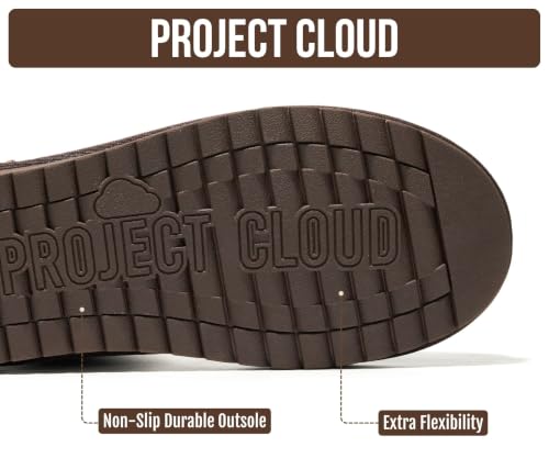 Image of Project Cloud Genuine Leather Ankle Boots for Women - Water Resistant with Memory Foam Insole Winter Boots - Trending Shoes & Comfortable Women's Ankle Boots (Hippy)