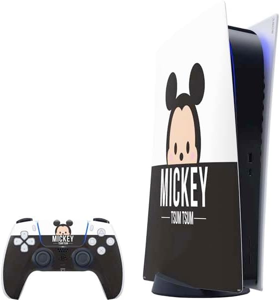 Skinit Decal Gaming Skin Compatible with PS5 Digital Edition Bundle - Officially Licensed Disney Tsum Tsum Minnie Mouse Design