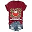 Claret-vneck