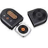 Neoteck Upgraded Digital Turntable Stylus Force Scale Gauge 0.01g/5.00g with Orange LCD Backlight an