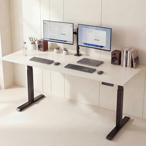 Image of Table Top for Office, Study & Standing Desk - 25mm Pre-Laminated Engineered Wood, Matte Scratch & Spill Resistant, Load up to 120 kg, Suitable Frames - 60x30 inch,Sonoma Light