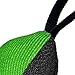 Bothyi Dog Tug Ball Toy Portable Sturdy Comfortable Bite Training Interactive Play for Game Solo Amusement Relaxing Chasing, Black Green