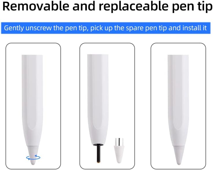 Miniatura 4 de Lápiz táctil recargable para i-pad Hua-wei Xiao-Mi Mi-Pad 5 Pro 11 "2021 I-pad 5 Tablet Pen Input Pens Active Pen Bolígrafos sensibles a la presión
