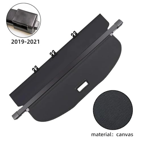 Cubierta de maletero impermeable y retráctil que actúa como separador de carga seguro 2