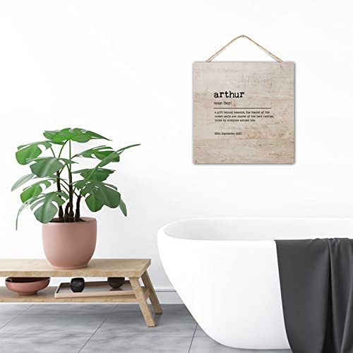 Panneau de décoration murale amusante Arthur pour mur vide - 8