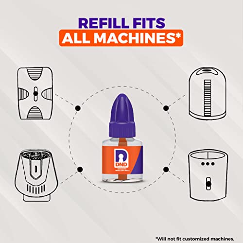 DND-Mosquito-Repellent-Refill-Liquid-Vapouriser-with-50-Extra-Power-Orange-Violet-45-ml-Each-Pack-of-6