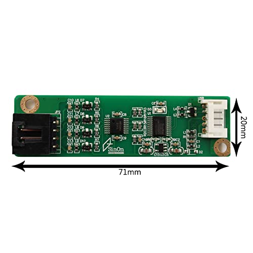 Image of 4 Wire Resistive LCD Touch Panel USB Port Controller Driver Card