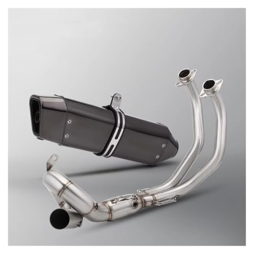 Système d'échappement complet MT-07 tube avant 51 mm slip-on en inox