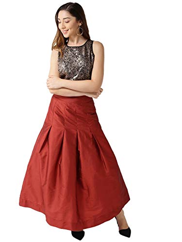 Image of Sera Women's Floral Black Polyester Anarkali Fusion Calf Length Kurta